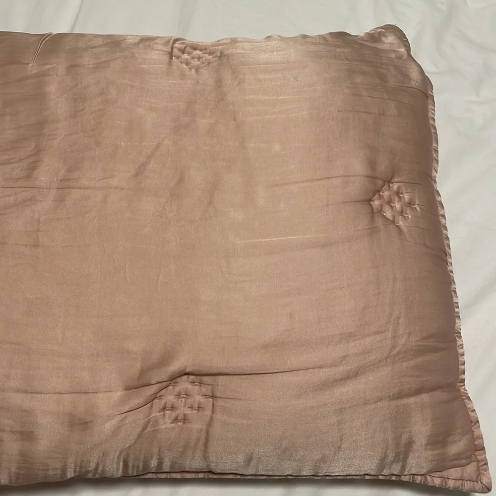 West Elm Baby Pink TENCEL Standard Shams Set